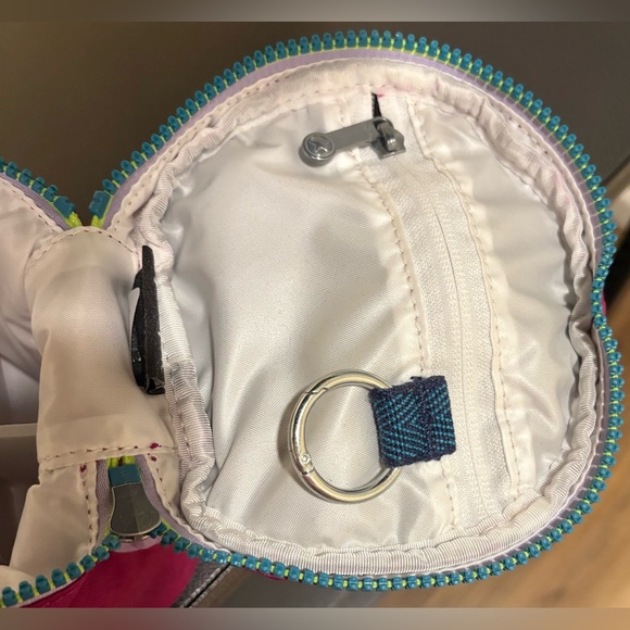 Kipling Pink Cosmetic Bag with Blue Accents - Picture 4 of 4